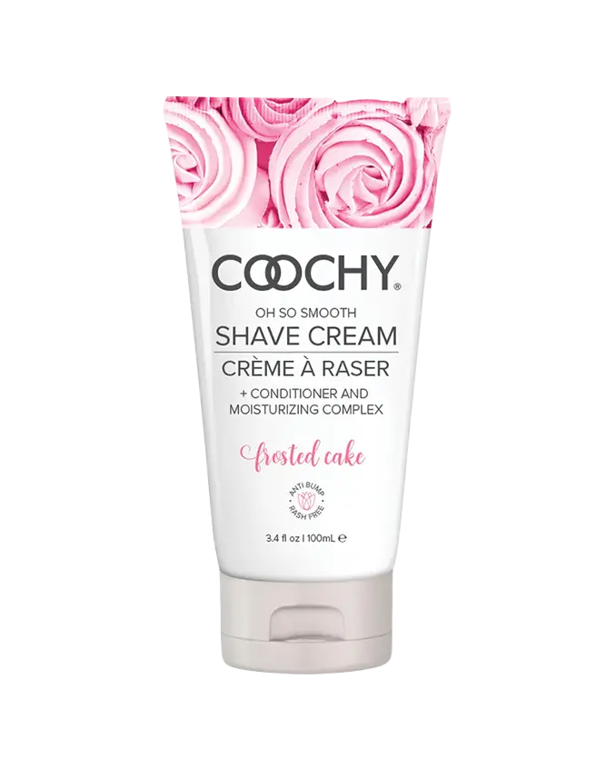 COOCHY Original Rash-Free Intimate Shave Cream | Frosted Cake | FREE Body Mist $25+