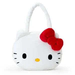 Hello Kitty Plush Face Tote Bag