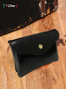 Women's Elegant Minimalist Simple Plain Color Card Holder, Credit Card Holder, Pu Card Holder, Fashionable Versatile Short Wallet, Casual Trendy All-match Wallet for Daily Use for Women & Girls