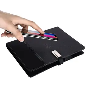 Smart Notebook 2025–2026, Wireless Charger, Power Bank, LED Light, USB & Card Slots