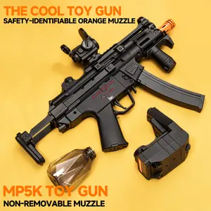 feed Gel Ball  MP5，with a non-removable orange muzzle High-Speed Model Gun