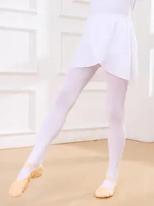 Ballet Wrap Skirt, Lightweight Chiffon Material with Elastic Waistband, Suitable for Dance Practice, Performance, Daily Wear