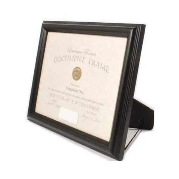 212 MAIN Rectangle Black Photo Frame - 11x14 Domed Top Wall Mount, Home Decor, Black Back Decorations Document Frame, Individually Boxed, Black Back Decorations Document Frames