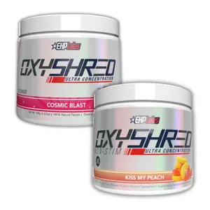 Balance & Burn Stack Bundle-EHPlabs OxyShred Ultra Concentration (150mg Caffeine) 33 serves+OxyShred Non-Stim (Caffeine Free) 33serves | New Year New Me |