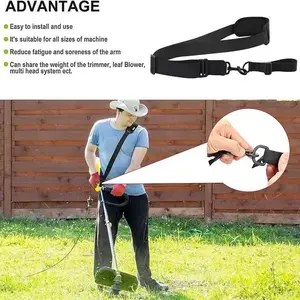 Adjustable Lawn Mower Shoulder Strap, Universal Grass Trimmer Belt, Gardening Power Tool Accessory, Yard Care Equipment