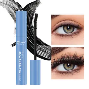 Ocheal Voluminous Long-Lasting Mascara Waterproof Sweatproof Smudge-Proof Non-Fading Base Gel, Eyelash Enhancer for Dramatic Look, Cosmetic Volumizing Mascara