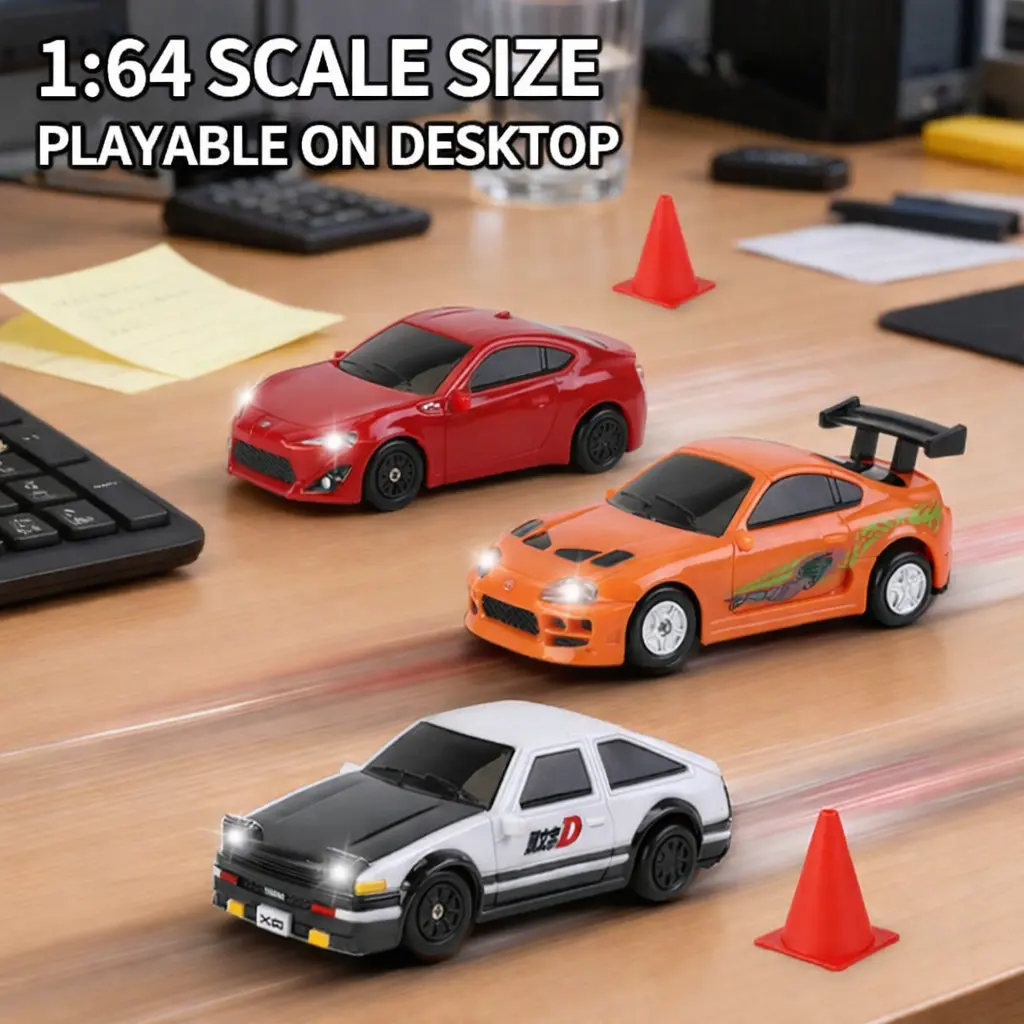 MiniGear 1/64 Officially Licensed Toyota RC Drift Car – AE86, GT86