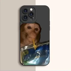 Cute Monkey Pattern Phone Case,TPU Soft Silicone,Fully Protected and Shockproof For iPhone17 Pro Max 17 Air  16 15 15Pro Max 14 14Pro 13 12 11 X 16promax Funny Clown Men
