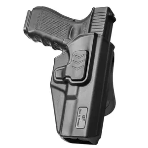 GunFlower G17 OWB Holster Compatible with G17 Gen3-5/ G19 Gen3-6/ G19X/ G23 Gen3-4/ G22 Gen3-4/G31 Gen3-4/ G32 Gen3-4/  G44/ G45,Right Hand