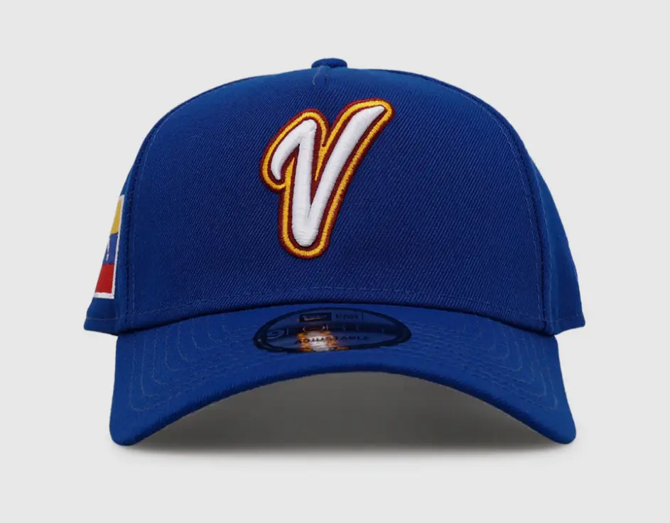 Men's Venezuela Baseball New Era Royal 2026 World Baseball Classic 9FIFTY A-Frame Snapback Hat