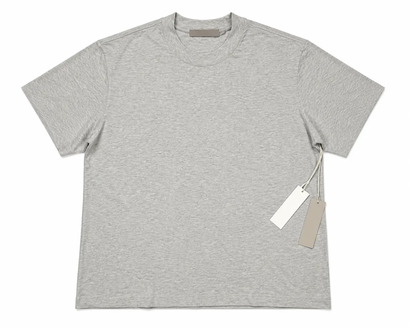 DARK OATMEAL GREY TEE 1 SIZE OVERSIZED 484 T-SHIRT