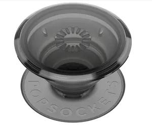 PopSockets Adhesive Phone Grip, Holder, Phone Stand, Black - Translucent Black Smoke