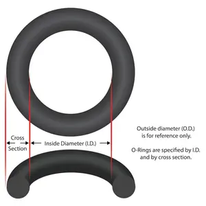 O-Ring, Buna-N, 6-1/4" ID, 1/8" Cross Section, Generic