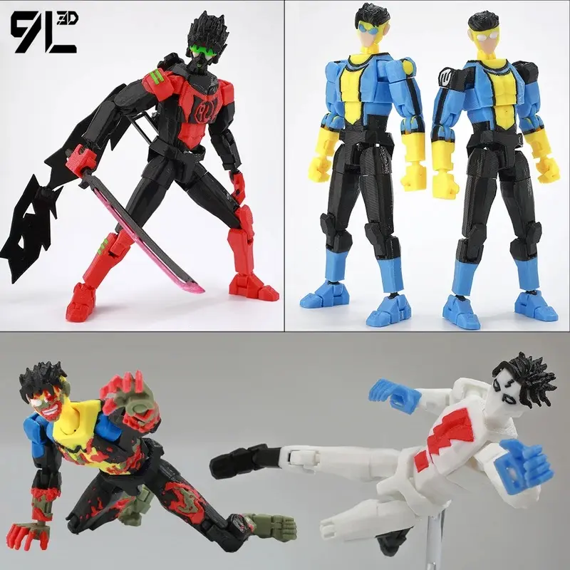 9L3D Action Figure Anime Collectible Model Toy