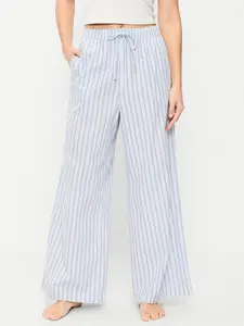 Old Navy Women's Poplin Wide-Leg Pajama Pants Old Navy Women's Poplin Wide-Leg Pajama Pants