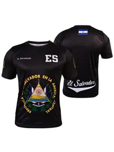 Salvador Football Shirt Gradient Design, Casual Ethnic Pattern Long Sleeve Top for All Seasons, Unisex, Family Matching, Outdoor Sports, Athletic Activewear, Sport Jersey