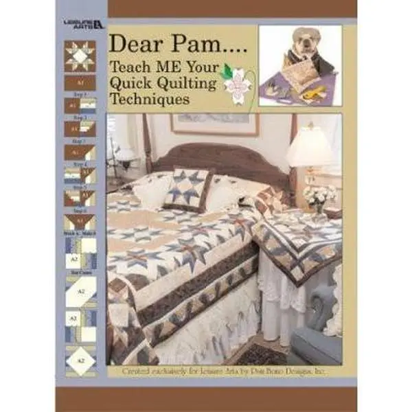USED Book - Dear Pam ... Teach Me Your Quick Quilting Techniques by Pam Bono (Paperback) - english
