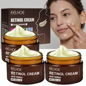 EELHOE Retinol Cream for All Light Beige Types - & Firming Face Moisturizer with Plant-Based Extracts, Hydrating & Brightening Formula, Non-Greasy Lightweight Texture, Unisex Adult Skincare for All Light Beige Types, Skincare Routine, Sleek Packaging,