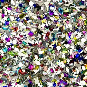 Artful, High Quality Flat Back Resin Simulated Glass Charms & Embellishments for DIY beads, phone cases, nails, jewelry and other DIY projects. Handmade Crafts