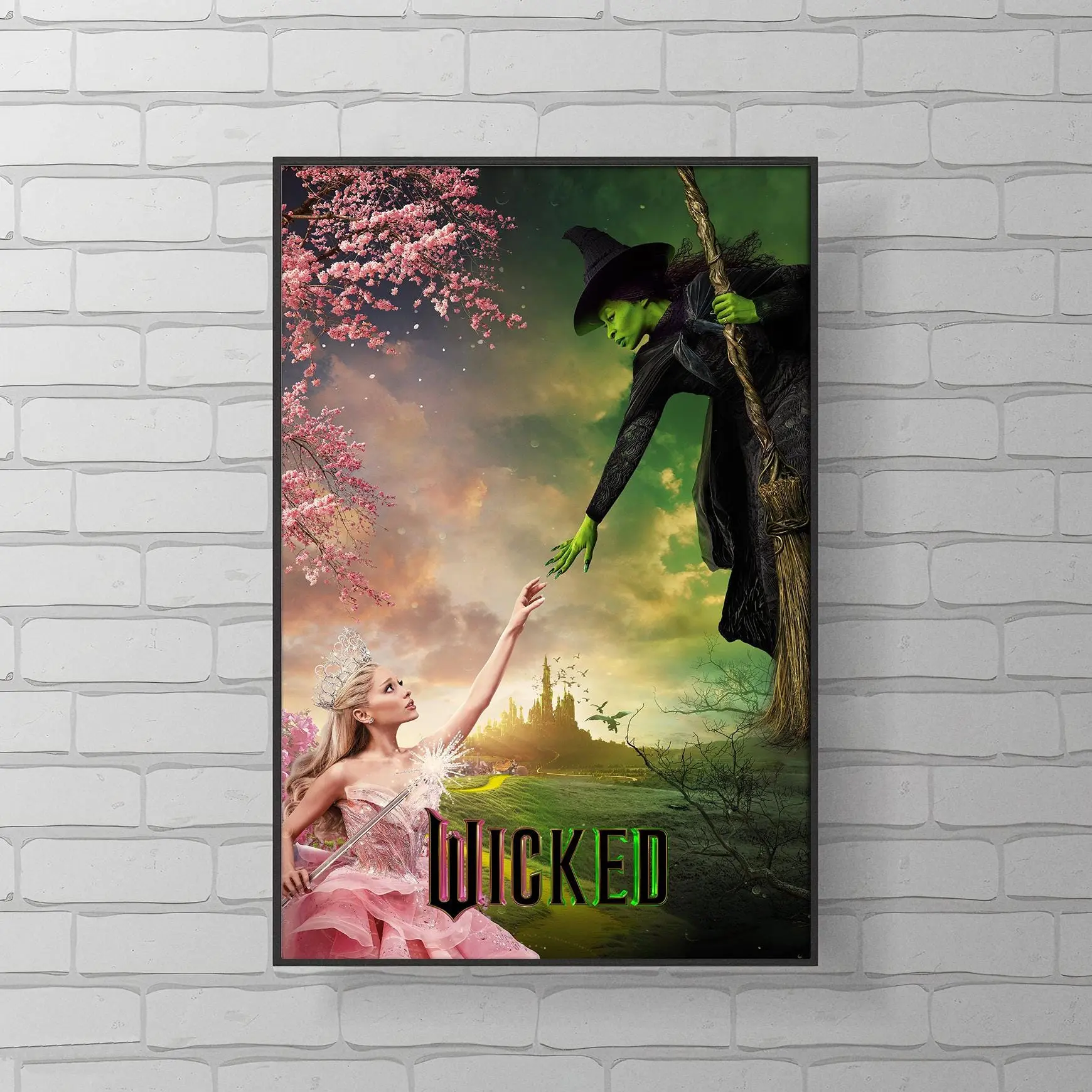 Wicked Movie Poster, Wall Art Limited Collection, Home Decor Gift Idea ( Unframed- Print Only )