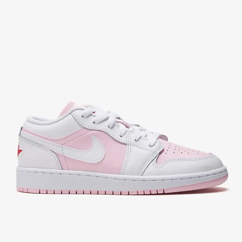 Nike Air Jordan 1 Low Pink Foam Valentines Day 553560-608 GS & Women's Fashion Sneaker New