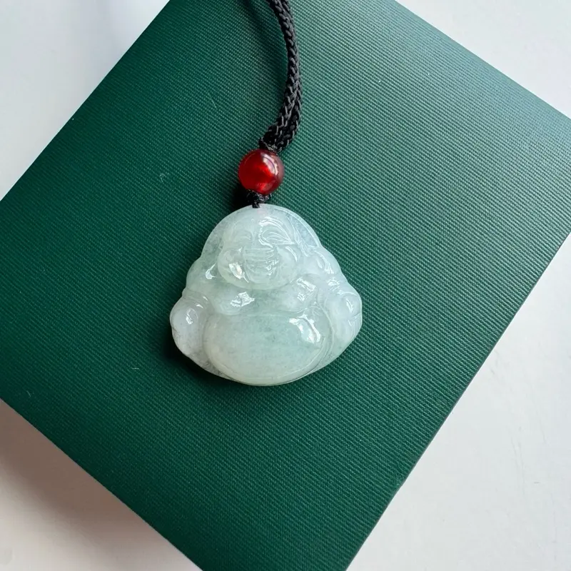 White Budha  Jadeite pendant