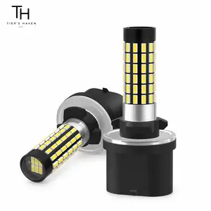 Tier's Haven 880 LED Fog Light Bulbs 2 Pack, Super Bright 1500 Lumens 3014 SMD Chips with Lens, AC 9-36V Plug & Play Fog Lamp Upgrade for 880 890 885 DRL Driving Lights