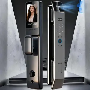 3D Face Recognition Fingerprint Password Smart Door Lock Smart Security Lock with Remote Unlocking Wishome APP  Smart Lock Electronic door lock Biometric Smart Lock