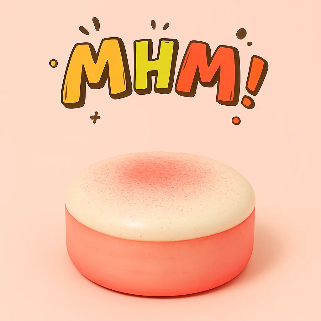 MHM Squishy White Peach Oolong Cake Children's Day Gift Slow Rebound Stress Reducing Toys，Summervibes