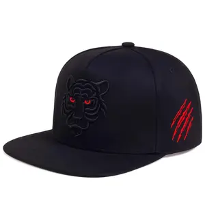 Men's Outdoor Tiger Pattern Baseball Cap Casual Hip Hop Sun Protection Hat Adjustable Hat Trucker Snapback Hat