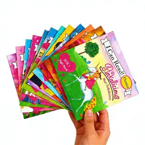 1 Set of 12 English Enlightenment Picture Books, Girl Series, Natural Spelling, Short Long Vowels, Basic Grammar, Reading Training, Early Reading Book, Kindergarten Readiness Book, Learning Books, Early Reader Books