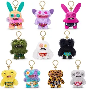 Fuggler Key Rings Series 4 Funny Ugly Monster Plush Collectible Toy Soft Material Quirky Design for Collectors