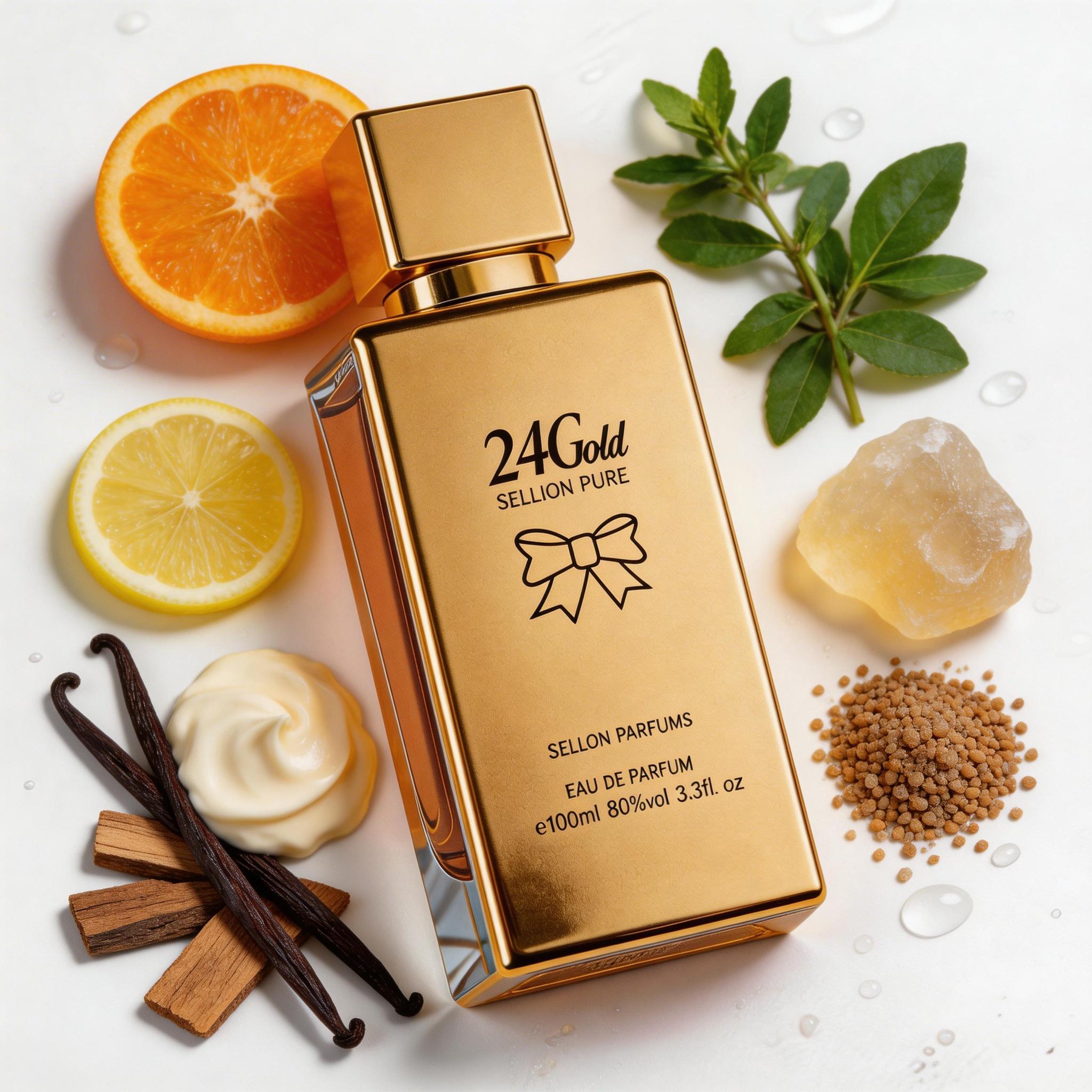 Amber Vanilla Perfume - Warm Woody & Citrus Fragrance, Eau de Parfum for Daily Use, 100ML Bottle