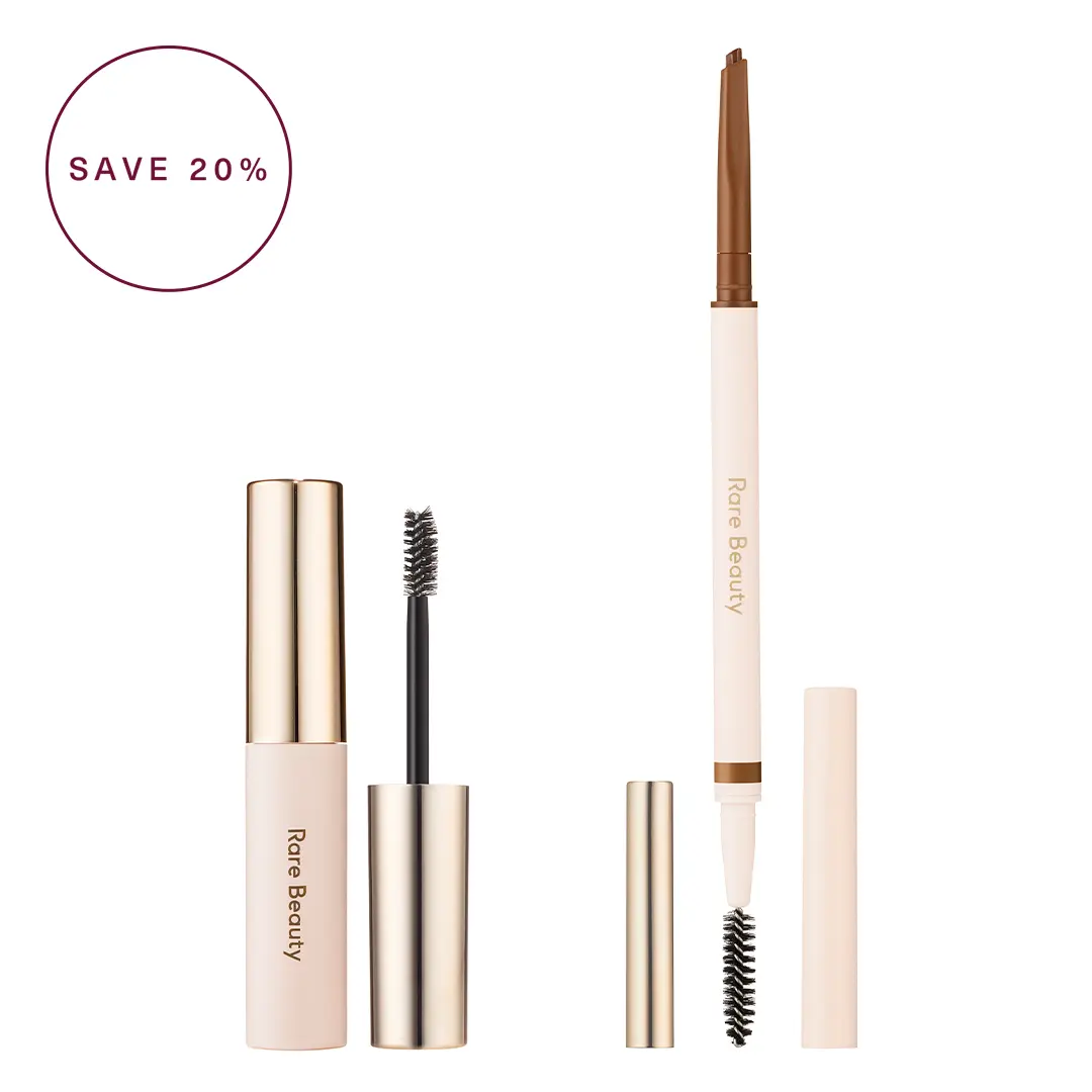 Brow Gel & Pencil Duo- Warm Brown & Clear Gel