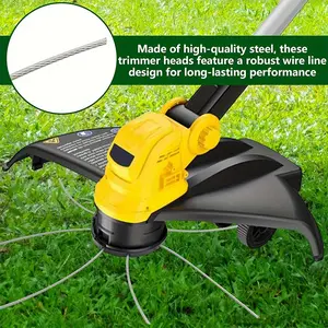 10-Piece Multifunctional Trimmer Replacement Kit - Grass Trimmer Head Wire Blades for Gardening, Lawn Care and Landscaping