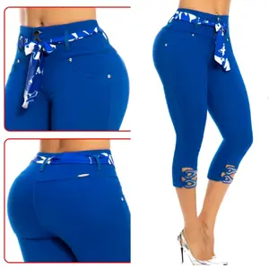 Colombian Jean Capri LU-0976 Casual Womenswear Comfort