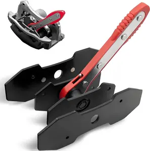 Heavy Duty Brake Pad Spreader Tool with Ratcheting Handle&Rib-Reinforced Plates&2 BRAKE CALIPER HOOKS,360°Dual-Action Ratchet System,Car Disc Brake Repair,Brake Caliper Compression Tool–Caliper Piston Compressor Tool for Cars,SUVs and Light Trucks