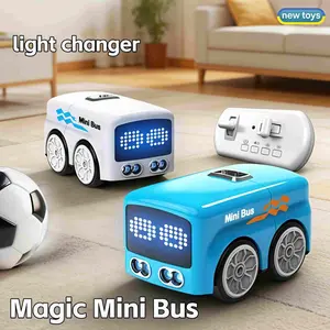 Magic Mini RC Bus Remote Control, Gesture Sensing, 5 Fun Modes, Smart Follow, Automatic Expression Change, Unisex Toy for Kids over 3 Years