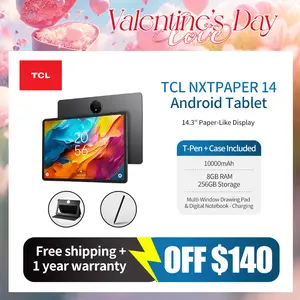 TCL Hera NXTPAPER Android 14 Tablet, 14.3" Paper-Like Display, Digital Drawing Pad & Notebook, 8GB+8GB RAM, 256GB Storage, 10000mAh Battery, Multi-Window Productivity, Eye-Comfort Anti-Glare Screen