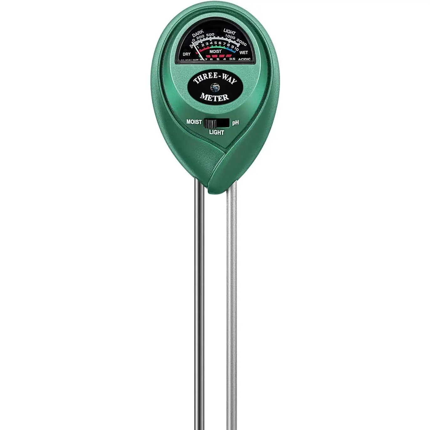 #Summervibes Soil Tester, 3-in-1 Plant Moisture Meter Light and PH Tester for Home, Garden, Lawn, Farm, Indoor and Outdoor Use, Promote Plants Healthy Growth