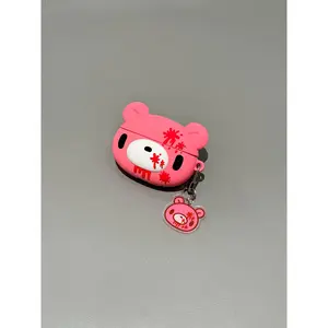 Cute Cartoon Bear Dog Earphone Case for AirPods 4, 3, Pro 3, Pro 2, Protective Cover with Clip, Fun and Stylish Accessory