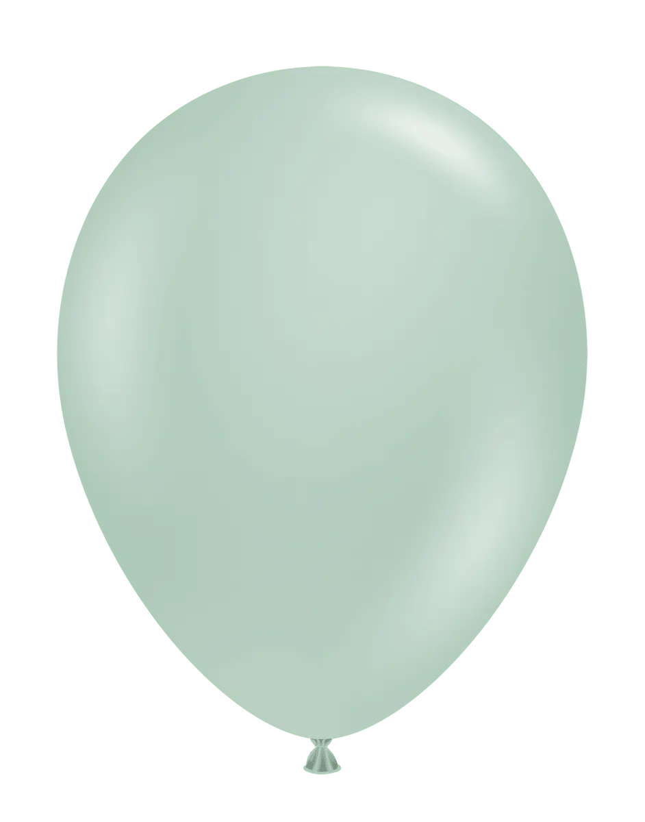 TUFTEX Designer Empower Mint Latex Balloons, 11 in Biodegradable Balloons for Festive & Party Home Supplies Decoration, Balloon Decoration