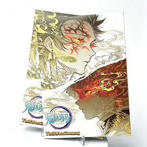 【New】Demon Slayer YinLi Material collectible cards( 1card+1badge/pack)
