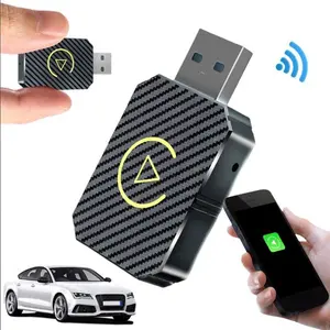 Mini Wireless Androld Auto & Carplay Wireless Adapter,2 in 1, Switch from Wired to Wireless, Dongle for Cars With AA & Carplay, Plug and Play