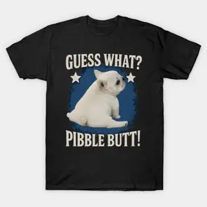 Guess what? PIBBLE butt! Comfort Color Tee Shirt - Unisex Heavy Cotton Tee - Pibble Merch