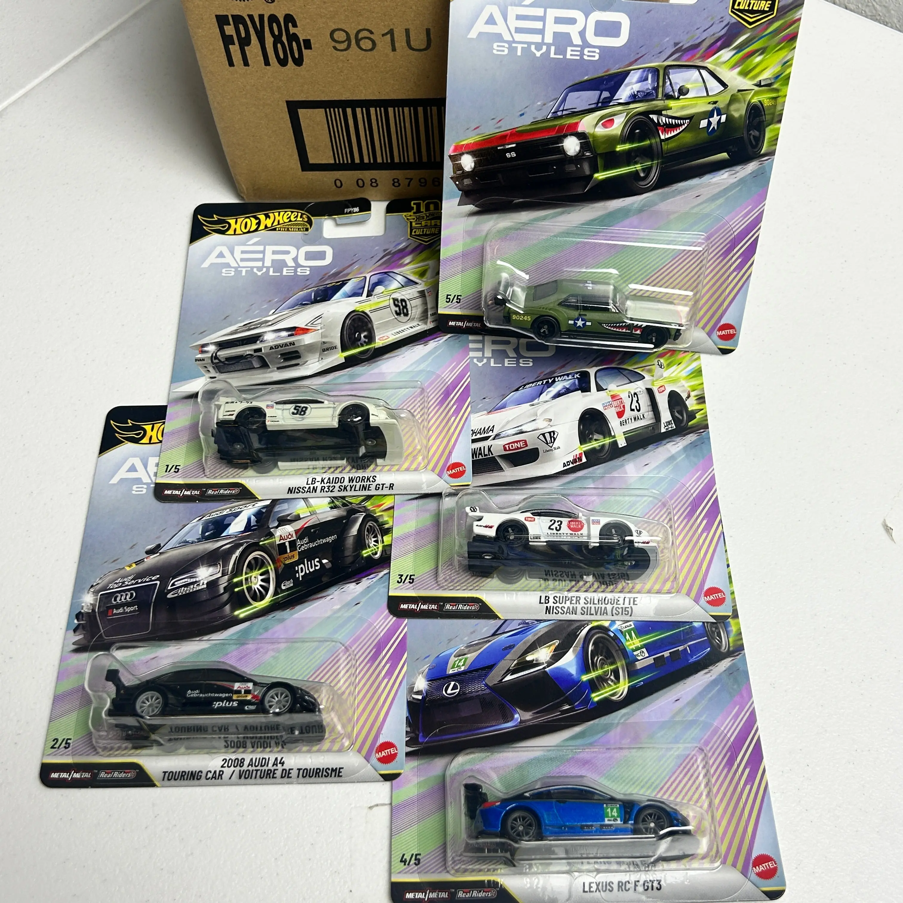 Hot Wheels 1:64 Car Culture 10th Anniversary 2026 Case U - Aero Styles - Sealed Case