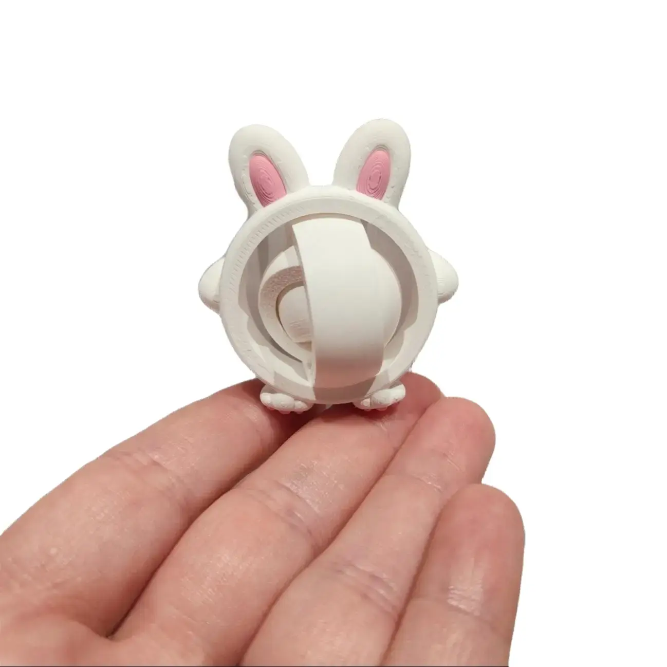 Adorable Pocket-Sized Bunny Fidget Spinner and Stress Relief Toy