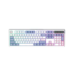 EPOMAKER TH108 PRO Full Size Mechanical Keyboard with Screen & Knob Wireless Gaming Keyboard Gasket South-Facing RGB Backlight Hot-Swappable Custom Driver for PC/Mac creamykeyboards