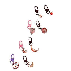 KnottieMoon Stitch Markers - Moon Stitch Markers for Crochet Knitting, Durable Moon Design Markers for Easy Project Management