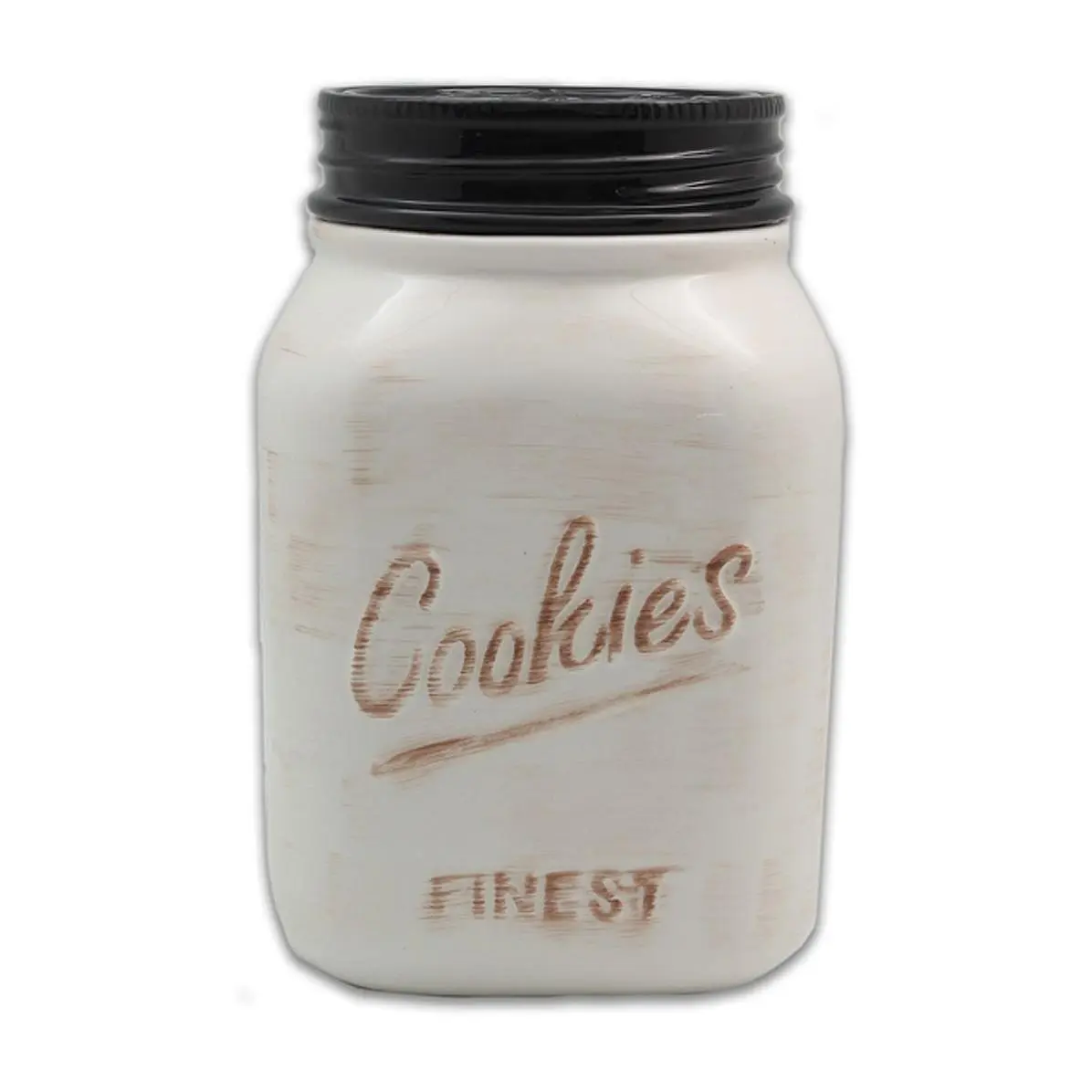 Young's Inc. Mason Jar Shaped Ceramic Cookie Ja r